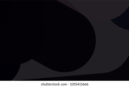 Dark Black vector background with straight lines. Shining colored illustration with rounded stripes. The pattern can be used for websites.