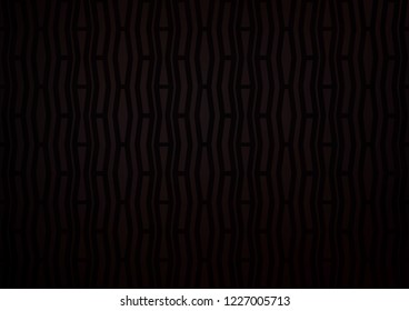 Dark Black vector background with straight lines. Modern geometrical abstract illustration with staves. The pattern can be used for websites.