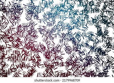 Dark black vector background with straight lines. Glitter abstract illustration with colored sticks. Best design for your ad, poster, banner.