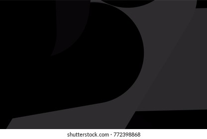 Dark Black vector background with straight lines. Decorative shining illustration with lines on abstract template. The pattern can be used as ads, poster, banner for medicine.