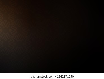 Dark Black vector background with triangles, rectangles. Glitter abstract illustration with squares, lines. Modern template for your landing page.