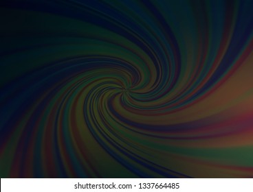 Dark Black vector blur pattern. Colorful illustration in blurry style with gradient. Brand new design for your business.