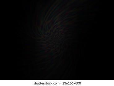 Dark Black vector blur pattern. Colorful abstract illustration with gradient. Brand new design for your business.