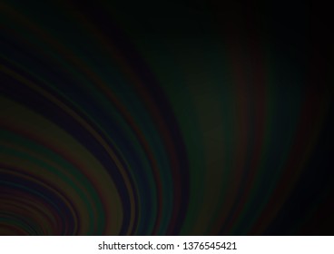 Dark Black vector blur pattern. Colorful illustration in blurry style with gradient. The background for your creative designs.