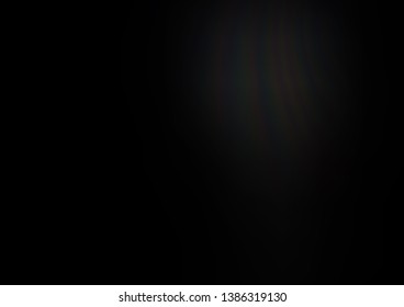 Dark Black vector blur pattern. Modern geometrical abstract illustration with gradient. The best blurred design for your business.