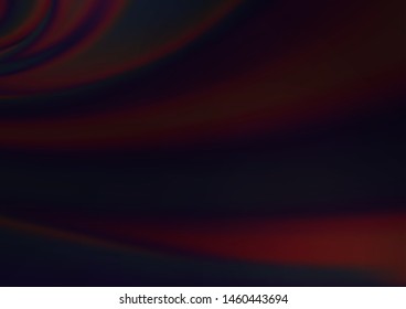 Dark Black vector blur pattern. Shining colorful illustration in a Brand new style. The template for backgrounds of cell phones.