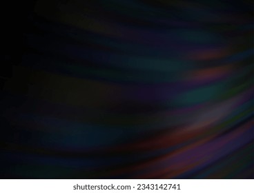 Dark Black vector blur pattern. Creative illustration in halftone style with gradient. The blurred design can be used for your web site.