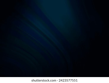 Dark Black vector blur pattern. Creative illustration in halftone style with gradient. A completely new template for your design.