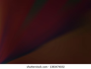 Dark Black vector blurred background. Modern geometrical abstract illustration with gradient. Brand new style for your business design.