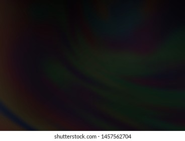 Dark Black vector blurred background. Shining colorful illustration in a Brand new style. Brand new style for your business design.