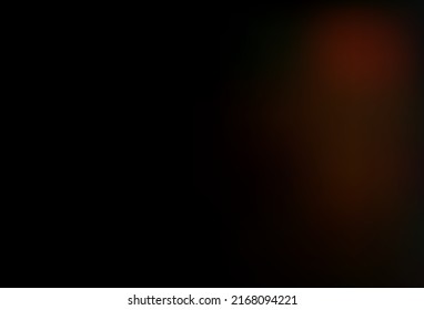 Dark Black vector blurred background. Colorful illustration in abstract style with gradient. Elegant cover for a brand book.
