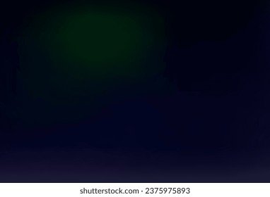 Dark Black vector blurred background. A completely new color illustration in a bokeh style. Template for cell phones.