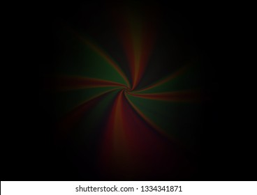 Dark Black vector blurred bright pattern. Colorful illustration in blurry style with gradient. The elegant pattern for brand book.