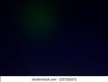Dark Black vector blurred bright background. Colorful illustration in abstract style with gradient. The template can be used for your brand book.