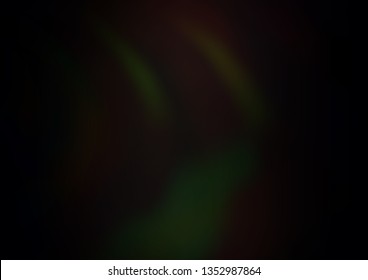 Dark Black vector blurred bright template. Modern geometrical abstract illustration with gradient. A new texture for your design.