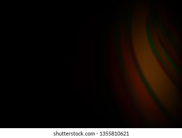 Dark Black vector blurred bright pattern. An elegant bright illustration with gradient. A completely new template for your design.