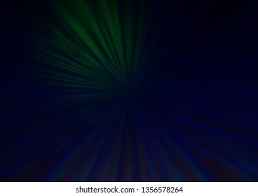 Dark Black vector blurred bright pattern. Colorful illustration in abstract style with gradient. The elegant pattern for brand book.