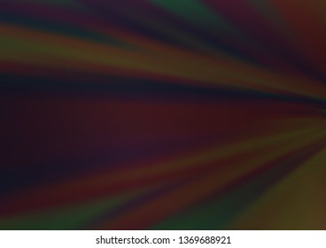Dark Black vector blurred bright pattern. Colorful illustration in abstract style with gradient. The template can be used for your brand book.