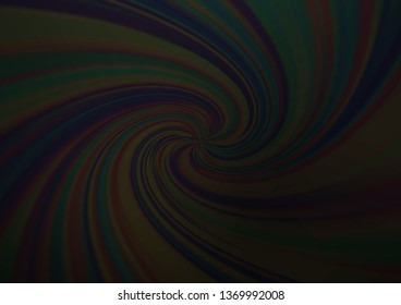 Dark Black vector blurred bright template. Modern geometrical abstract illustration with gradient. Brand new design for your business.