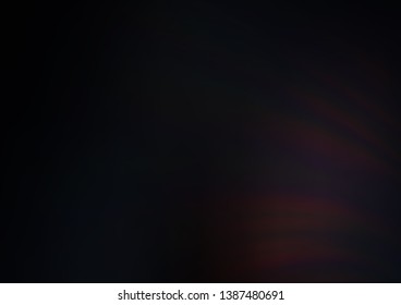Dark Black vector blurred bright template. A completely new color illustration in a bokeh style. The background for your creative designs.