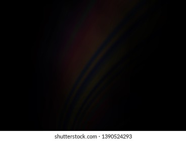 Dark Black vector blurred bright background. Shining colorful illustration in a Brand new style. The best blurred design for your business.