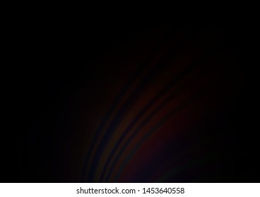 Dark Black vector blurred bright background. Shining colorful illustration in a Brand new style. The elegant pattern for brand book.