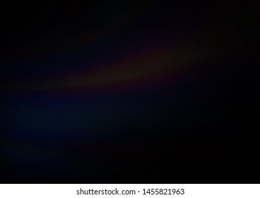 Dark Black vector blurred bright pattern. Colorful illustration in blurry style with gradient. The blurred design can be used for your web site.