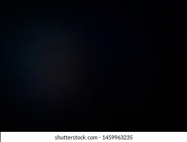 Dark Black vector blurred bright template. A vague abstract illustration with gradient. A completely new template for your design.
