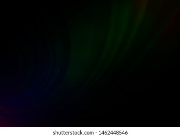 Dark Black vector blurred bright pattern. A completely new color illustration in a bokeh style. Brand new design for your business.