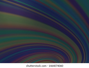 Dark Black vector blurred bright template. A vague abstract illustration with gradient. The background for your creative designs.