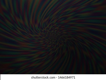 Dark Black vector blurred bright template. A vague abstract illustration with gradient. Brand new style for your business design.