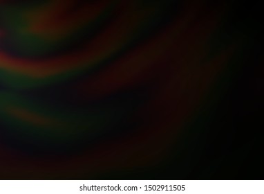 Dark Black vector blurred bright template. Modern abstract illustration with gradient. Blurred design for your web site.