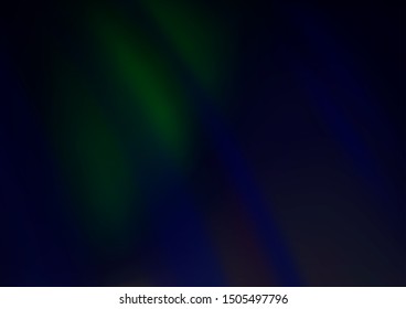 Dark Black vector blurred bright pattern. Colorful illustration in blurry style with gradient. The background for your creative designs.