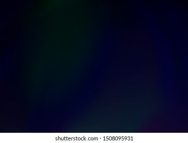 Dark Black vector blurred bright template. A vague abstract illustration with gradient. The template for backgrounds of cell phones.
