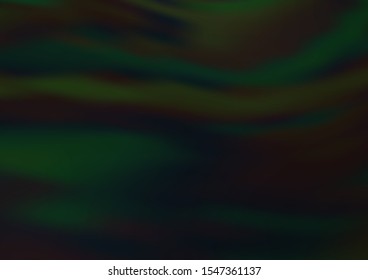 Dark Black vector blurred bright background. Colorful abstract illustration with gradient. Brand new design for your business.