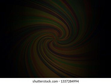 Dark Black vector blurred and colored template. Modern geometrical abstract illustration with gradient. A completely new template for your design.
