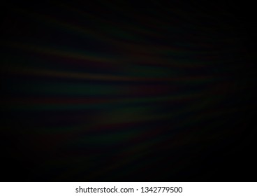 Dark Black vector blurred and colored background. Shining colorful illustration in a Brand new style. The background for your creative designs.