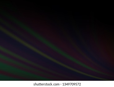 Dark Black vector blurred and colored background. Glitter abstract illustration with an elegant design. A new texture for your design.