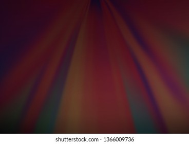 Dark Black vector blurred and colored background. Glitter abstract illustration with an elegant design. Brand new design for your business.