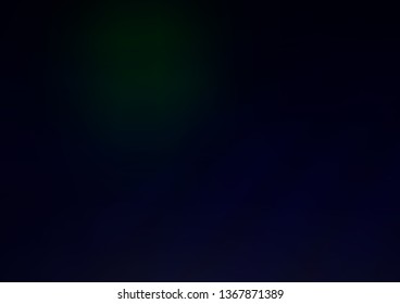 Dark Black vector blurred and colored template. Colorful illustration in abstract style with gradient. Brand new style for your business design.