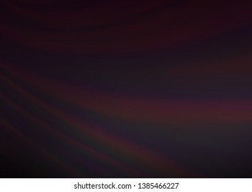 Dark Black vector blurred and colored background. Colorful abstract illustration with gradient. A completely new design for your business.