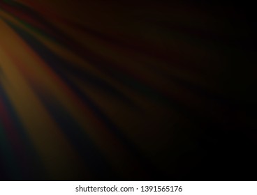 Dark Black vector blurred and colored template. A vague abstract illustration with gradient. The elegant pattern for brand book.