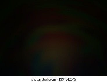Dark Black vector blurred shine abstract template. A vague abstract illustration with gradient. The template for backgrounds of cell phones.