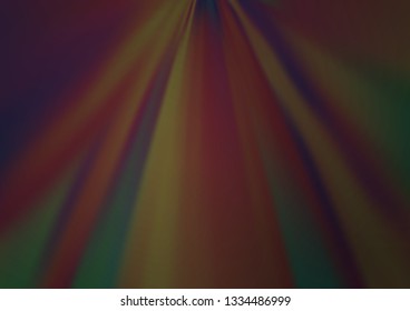 Dark Black vector blurred shine abstract template. Glitter abstract illustration with an elegant design. The blurred design can be used for your web site.