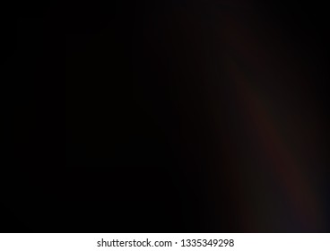 Dark Black vector blurred shine abstract template. Creative illustration in halftone style with gradient. The template can be used for your brand book.