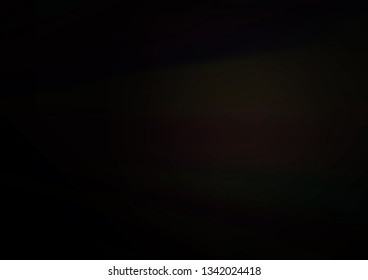 Dark Black vector blurred shine abstract template. Glitter abstract illustration with an elegant design. The blurred design can be used for your web site.
