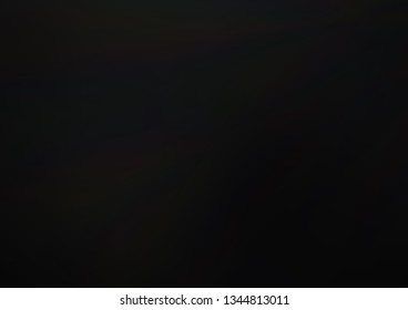 Dark Black vector blurred shine abstract background. A completely new color illustration in a bokeh style. The background for your creative designs.