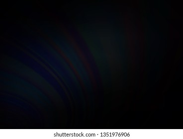 Dark Black vector blurred shine abstract pattern. Shining colorful illustration in a Brand new style. Brand new style for your business design.