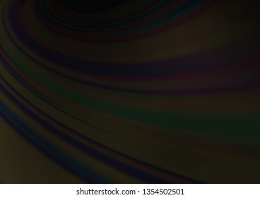 Dark Black vector blurred shine abstract pattern. Colorful illustration in blurry style with gradient. The template can be used for your brand book.