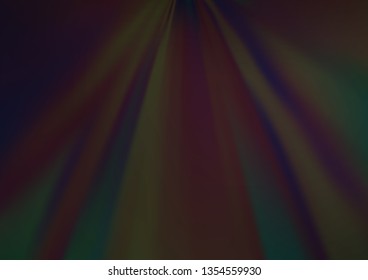 Dark Black vector blurred shine abstract pattern. A vague abstract illustration with gradient. The template for backgrounds of cell phones.